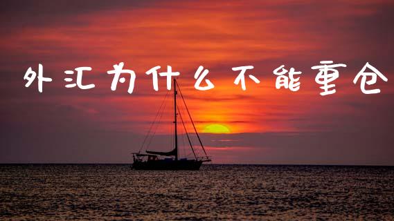 外汇为什么不能重仓_https://cj004.lansai.wang_全球市场_第1张