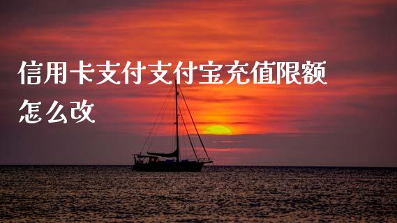 信用卡支付支付宝充值限额怎么改_https://cj004.lansai.wang_全球市场_第1张