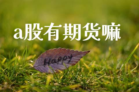 a股有期货嘛_https://cj004.lansai.wang_期货开户_第1张