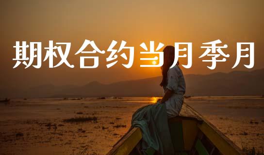 期权合约当月季月_https://cj004.lansai.wang_金融监管_第1张