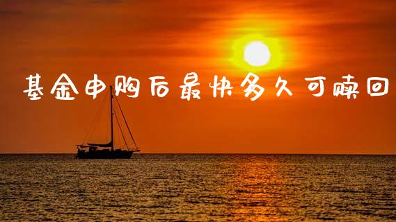 基金申购后最快多久可赎回_https://cj004.lansai.wang_外汇交易_第1张