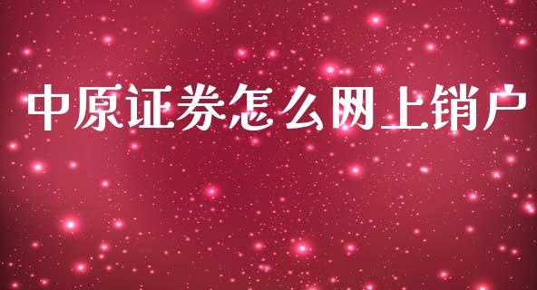 中原证券怎么网上销户_https://cj004.lansai.wang_金融监管_第1张