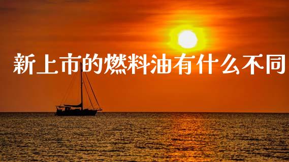 新上市的燃料油有什么不同_https://cj004.lansai.wang_金融监管_第1张
