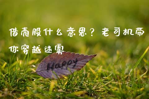 借壳股什么意思？老司机带你穿越迷雾_https://cj004.lansai.wang_金融监管_第1张