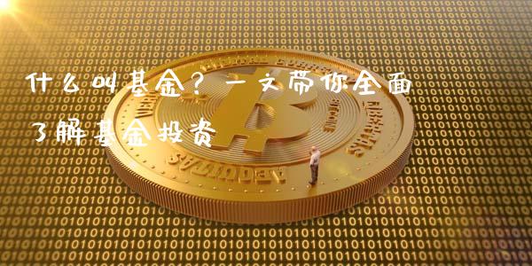 什么叫基金？一文带你全面了解基金投资_https://cj004.lansai.wang_金融监管_第1张