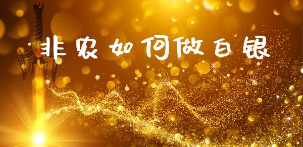 非农如何做白银_https://cj004.lansai.wang_财经新闻_第1张