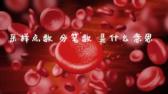采样点数 分笔数 是什么意思_https://cj004.lansai.wang_债券资讯_第1张