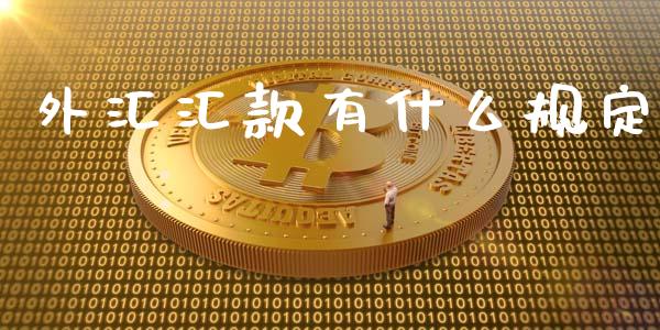 外汇汇款有什么规定_https://cj004.lansai.wang_全球市场_第1张