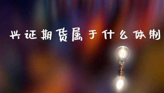 兴证期货属于什么体制_https://cj004.lansai.wang_全球市场_第1张