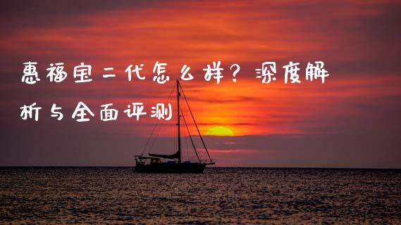 惠福宝二代怎么样？深度解析与全面评测_https://cj004.lansai.wang_全球市场_第1张