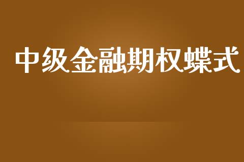 中级金融期权蝶式_https://cj004.lansai.wang_金融监管_第1张