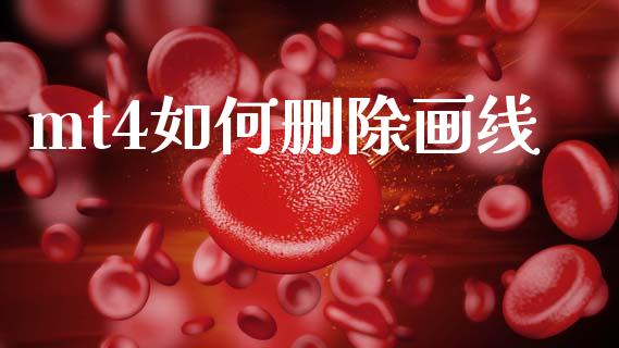 mt4如何删除画线_https://cj004.lansai.wang_金融监管_第1张