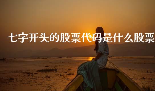 七字开头的股票代码是什么股票_https://cj004.lansai.wang_期货开户_第1张