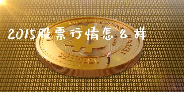 2015股票行情怎么样_https://cj004.lansai.wang_全球市场_第1张