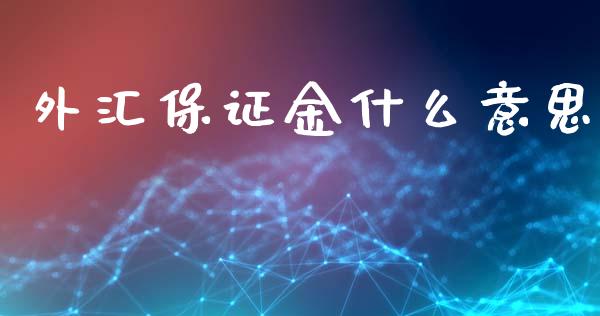 外汇保证金什么意思_https://cj004.lansai.wang_债券资讯_第1张