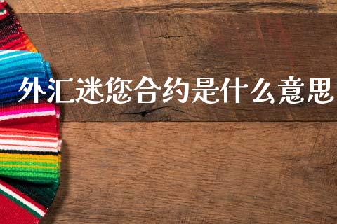 外汇迷您合约是什么意思_https://cj004.lansai.wang_债券资讯_第1张
