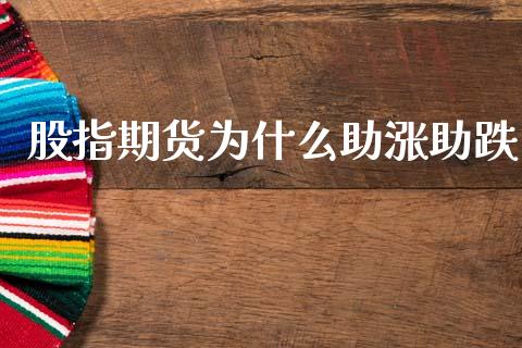 股指期货为什么助涨助跌_https://cj004.lansai.wang_外汇交易_第1张