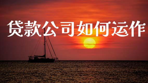 贷款公司如何运作_https://cj004.lansai.wang_财经新闻_第1张