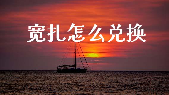 宽扎怎么兑换_https://cj004.lansai.wang_债券资讯_第1张