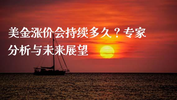 美金涨价会持续多久？专家分析与未来展望_https://cj004.lansai.wang_期货开户_第1张