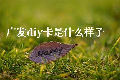 广发diy卡是什么样子_https://cj004.lansai.wang_外汇交易_第1张