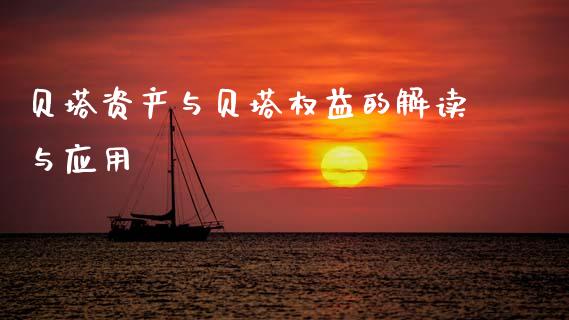 贝塔资产与贝塔权益的解读与应用_https://cj004.lansai.wang_期货开户_第1张