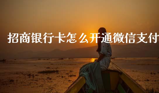招商银行卡怎么开通微信支付_https://cj004.lansai.wang_金融监管_第1张