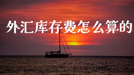 外汇库存费怎么算的_https://cj004.lansai.wang_金融监管_第1张