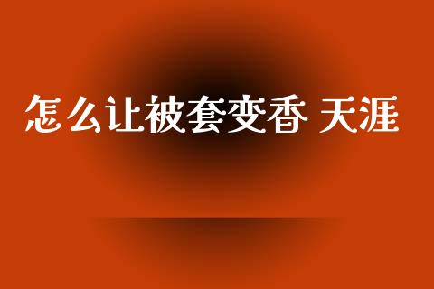 怎么让被套变香 天涯_https://cj004.lansai.wang_财经新闻_第1张