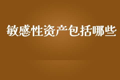 敏感性资产包括哪些_https://cj004.lansai.wang_债券资讯_第1张