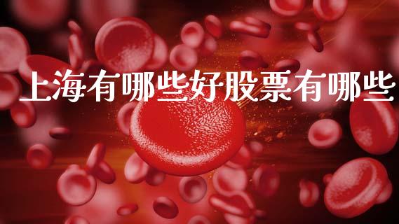 上海有哪些好股票有哪些_https://cj004.lansai.wang_外汇交易_第1张