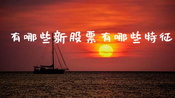 有哪些新股票有哪些特征_https://cj004.lansai.wang_财经新闻_第1张