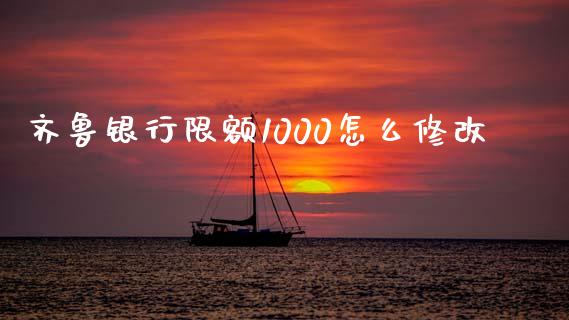 齐鲁银行限额1000怎么修改_https://cj004.lansai.wang_期货开户_第1张