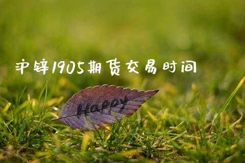 沪锌1905期货交易时间_https://cj004.lansai.wang_债券资讯_第1张