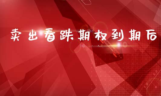 卖出看跌期权到期后_https://cj004.lansai.wang_全球市场_第1张