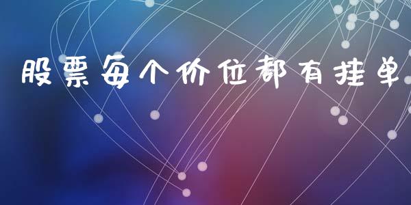 股票每个价位都有挂单_https://cj004.lansai.wang_财经新闻_第1张