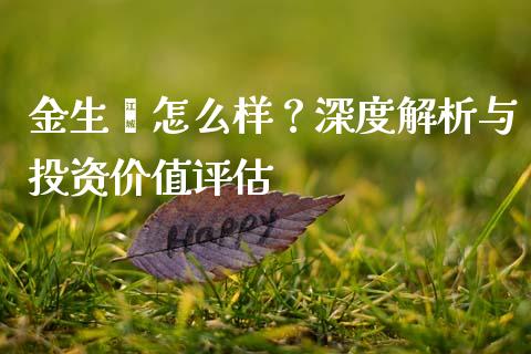 金生鑫怎么样？深度解析与投资价值评估_https://cj004.lansai.wang_外汇交易_第1张