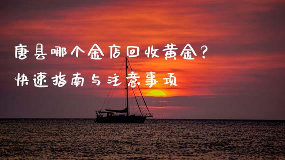 唐县哪个金店回收黄金？ 快速指南与注意事项_https://cj004.lansai.wang_债券资讯_第1张