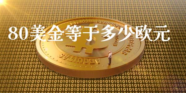 80美金等于多少欧元_https://cj004.lansai.wang_全球市场_第1张