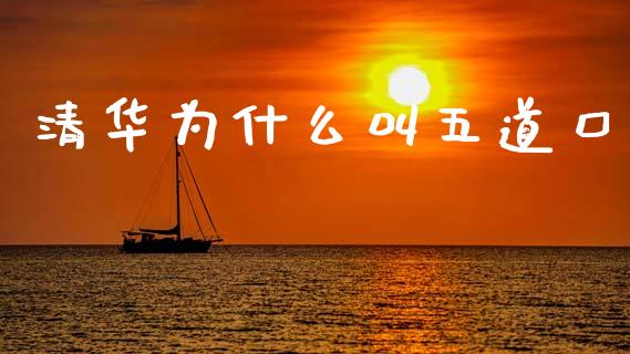 清华为什么叫五道口_https://cj004.lansai.wang_金融监管_第1张