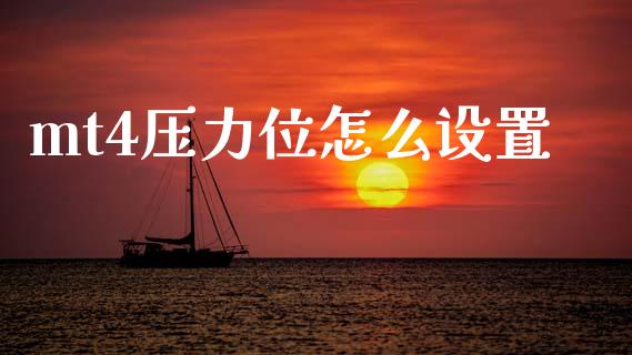 mt4压力位怎么设置_https://cj004.lansai.wang_期货开户_第1张
