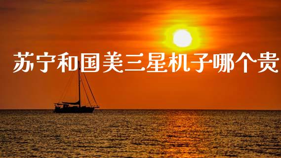 苏宁和国美三星机子哪个贵_https://cj004.lansai.wang_债券资讯_第1张