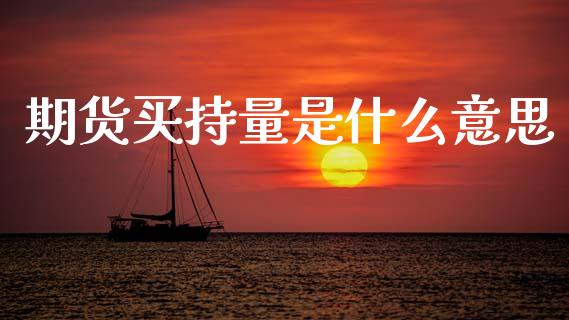 期货买持量是什么意思_https://cj004.lansai.wang_外汇交易_第1张