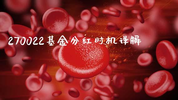 270022基金分红时机详解_https://cj004.lansai.wang_债券资讯_第1张