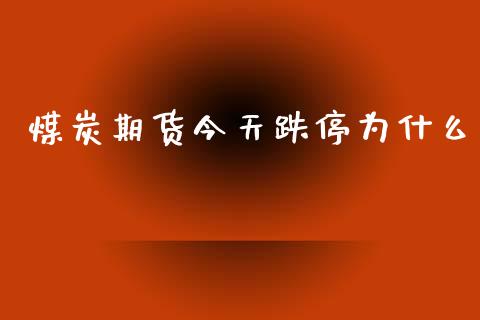 煤炭期货今天跌停为什么_https://cj004.lansai.wang_债券资讯_第1张