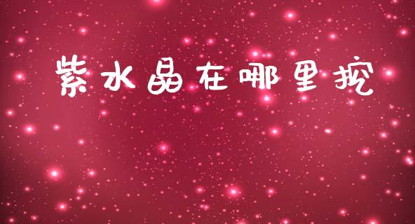 紫水晶在哪里挖_https://cj004.lansai.wang_全球市场_第1张