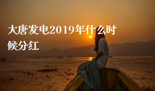 大唐发电2019年什么时候分红_https://cj004.lansai.wang_期货开户_第1张