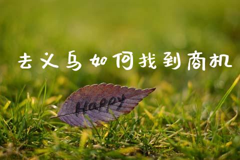 去义乌如何找到商机_金融监管_第1张_期货开户_金融监管_外汇交易_债券资讯_全球市场_财经新闻 去义乌如何找到商机_https://cj004.lansai.wang_金融监管_第1张