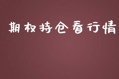 期权持仓看行情_https://cj004.lansai.wang_财经新闻_第1张