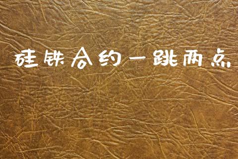 硅铁合约一跳两点_https://cj004.lansai.wang_期货开户_第1张